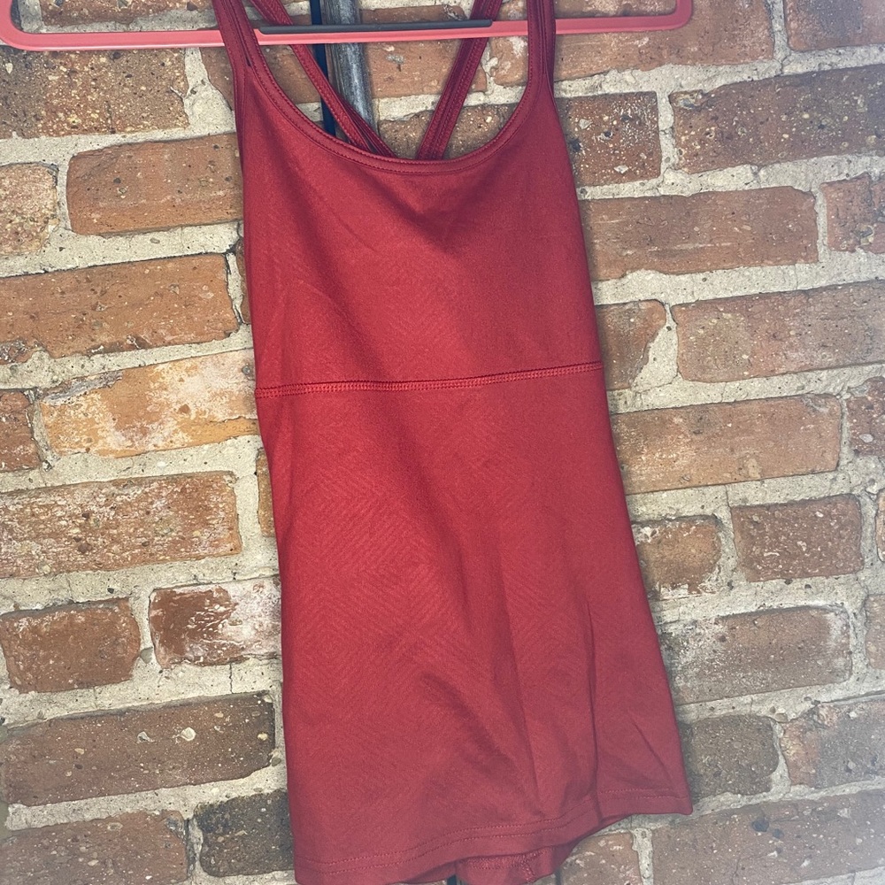 Red Indiana Workout Tank